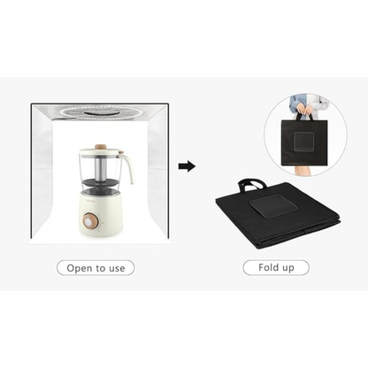 Photography LED Light Box 40cm Portable Photo Studio Lighting Kit Setup