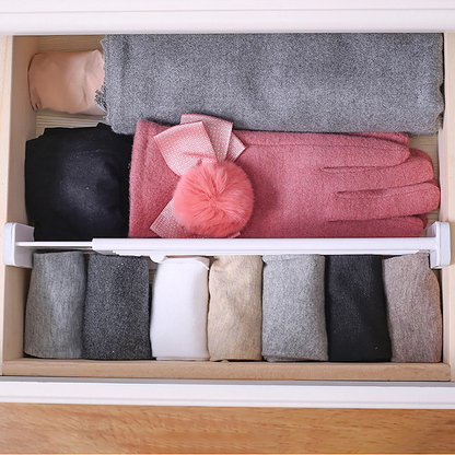 Adjustable Drawer Divider 6x Partition Organiser Storage Divider