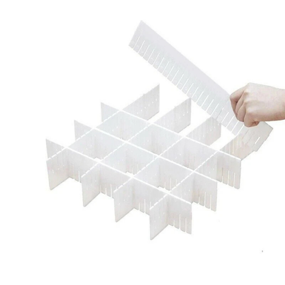 Drawer Cabinet Organiser 24X Adjustable Clapboard Divider Storage System