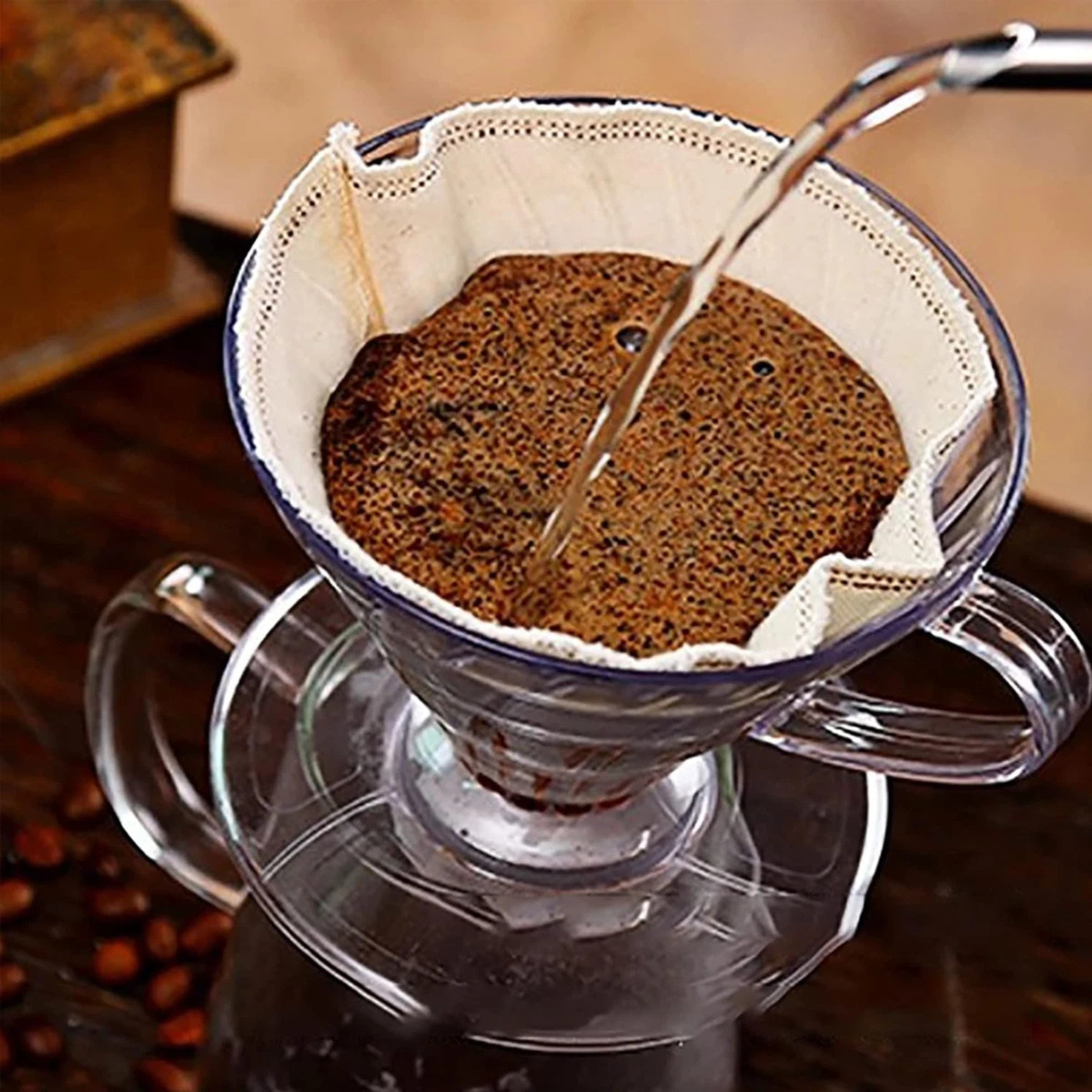 Pour Over Coffee Maker Dripper Filter Cup Manual Brewing Tool