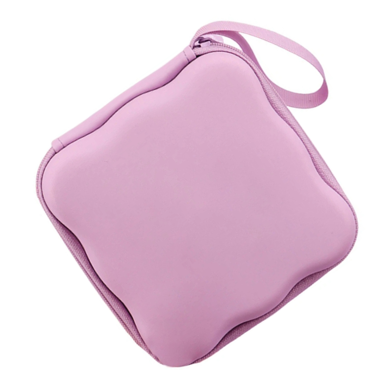PU Portable Storage Bag Makeup Travel Compact Organiser Pouch Purple