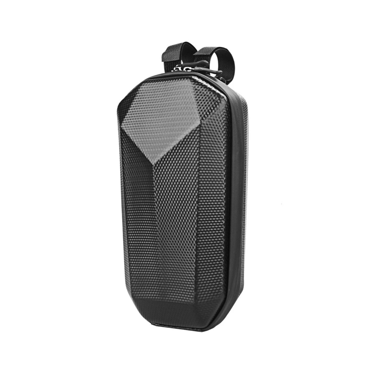 Electric Scooter Large Hard Shell Bag Front Storage Pouch Black