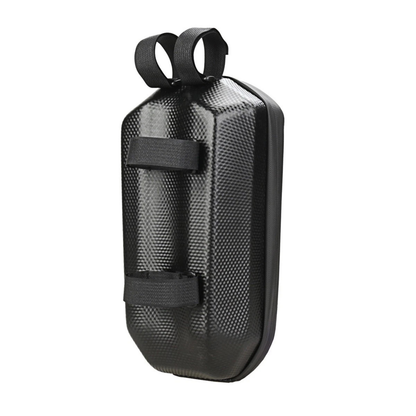 Electric Scooter Large Hard Shell Bag Front Storage Pouch Black
