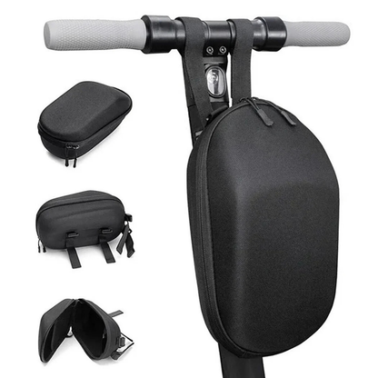 4L Scooter Electric Large Hard Shell Front Storage Bag Black