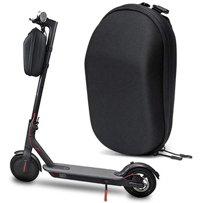 4L Scooter Electric Large Hard Shell Front Storage Bag Black