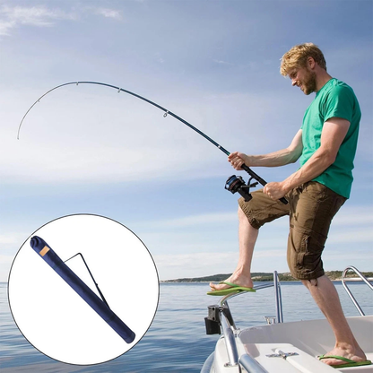 Fishing Rod Outdoor Portable Bag Folding 1.3m Storage Carrier