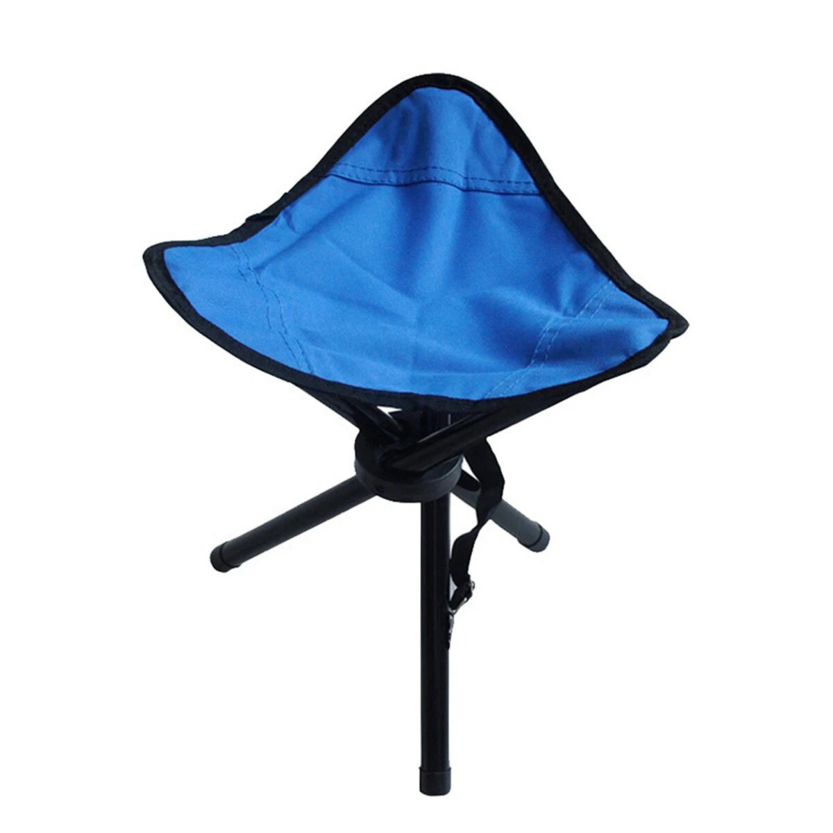Beach Chair Folding Portable Camping Stool Lightweight Outdoor Seat Blue