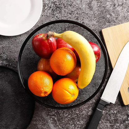 Fruit Multi-Function Kitchen Basket Lid With Drain Storage Container Tool