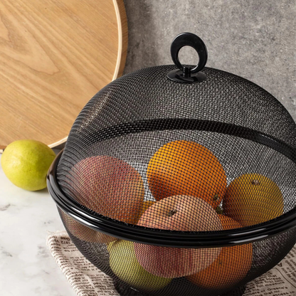Fruit Multi-Function Kitchen Basket Lid With Drain Storage Container Tool