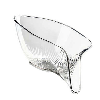 Kitchen Multifunction Transparent Drain Bowl Fruit Vegetable Strainer Basket