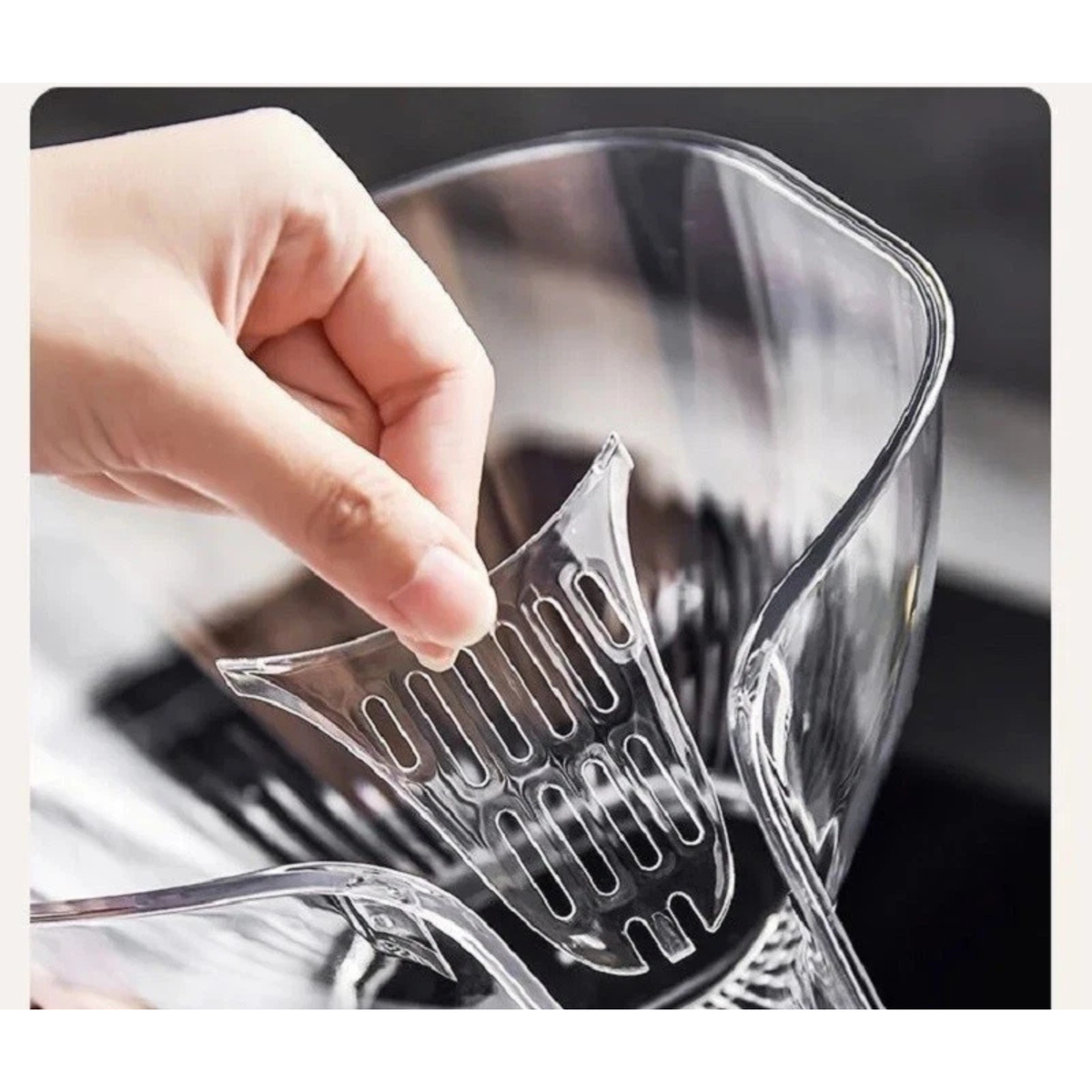 Kitchen Multifunction Transparent Drain Bowl Fruit Vegetable Strainer Basket