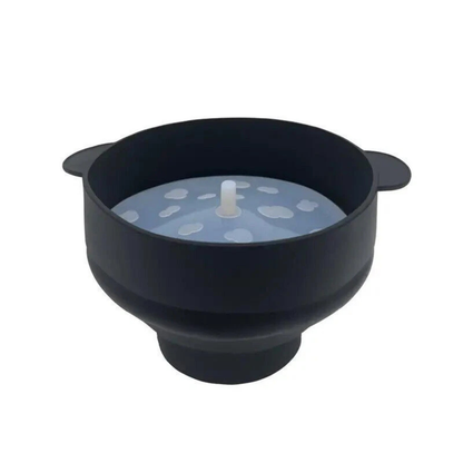 Popcorn Silicone Maker Popper Black Microwave Bowl Snack Kitchen