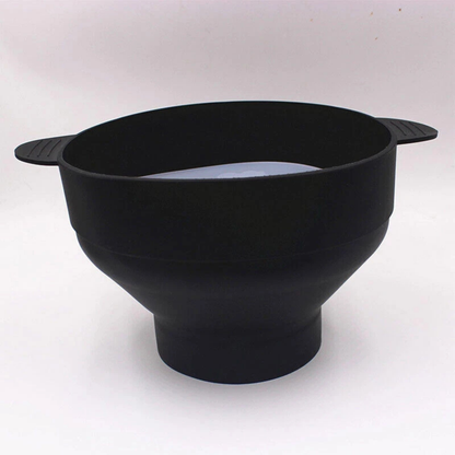 Popcorn Silicone Maker Popper Black Microwave Bowl Snack Kitchen