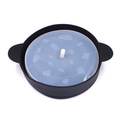 Popcorn Silicone Maker Popper Black Microwave Bowl Snack Kitchen