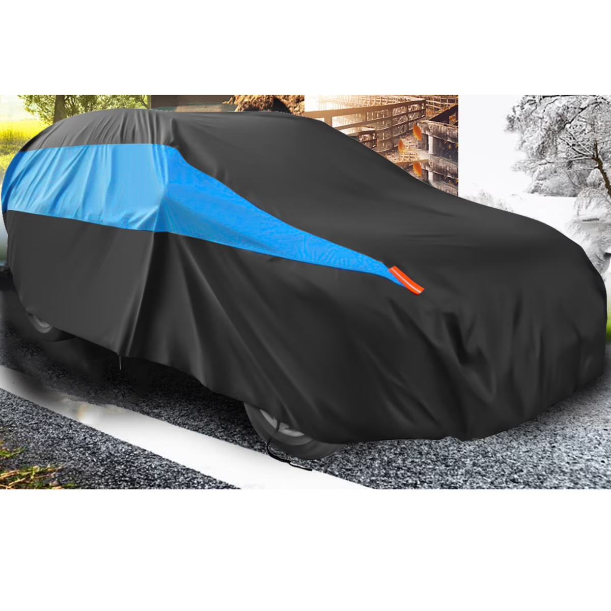 SUV Waterproof Car Outdoor Cover Size L Protection 4.85m 1.9m 1.8m