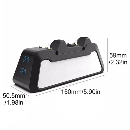PS5 Black Controller Stand Charging Dock Station Game Accessories Base