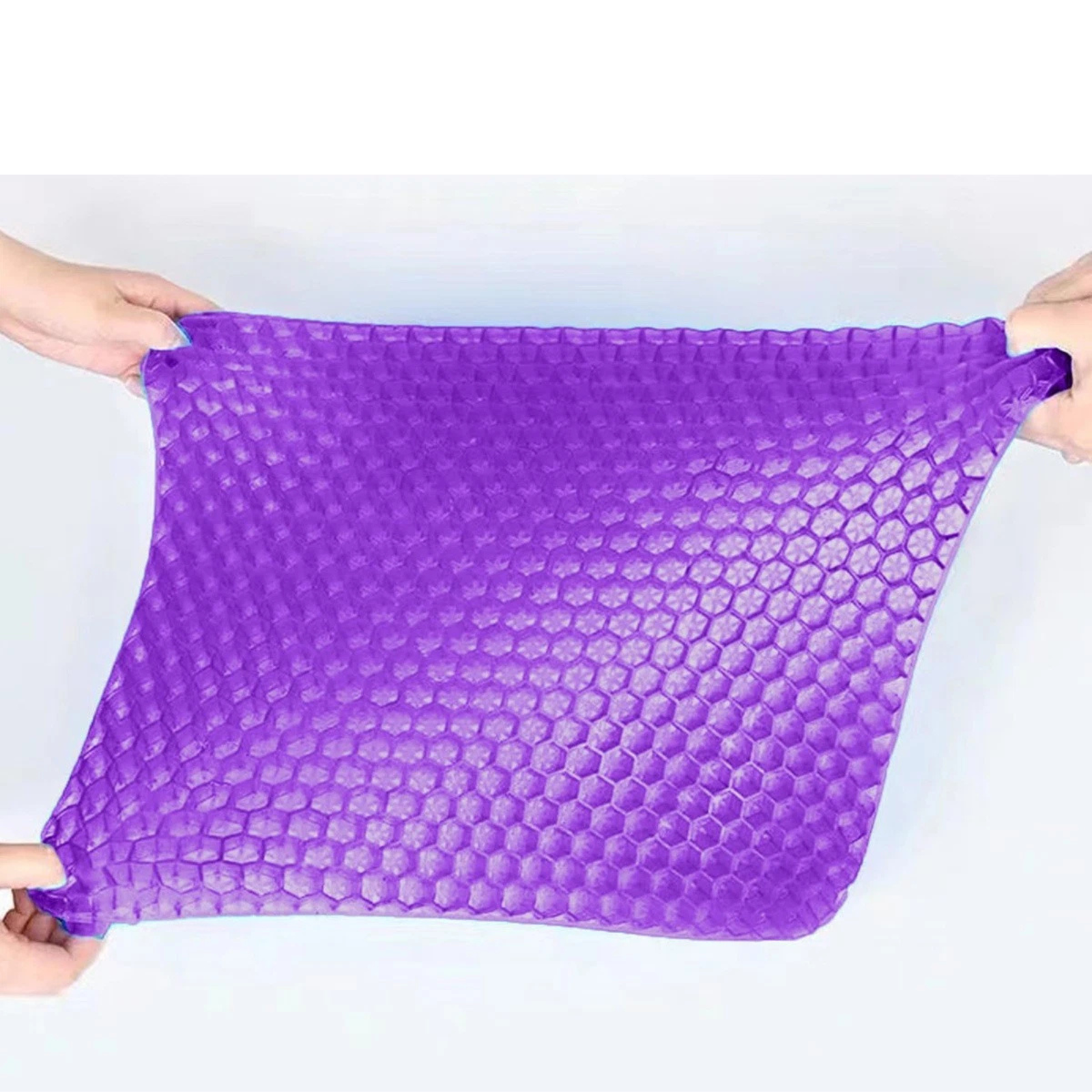 Gel Layer Double Honeycomb Seat Cushion 38x32cm Support Comfort Pad