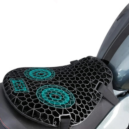 Motorcycle Honeycomb Gel 3D Seat Cushion Shock Absorbing Riding Pad