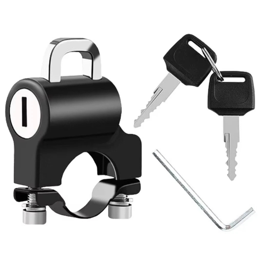 2X Universal Helmet Lock Anti-Theft Padlock Security Bicycle Motorcycle