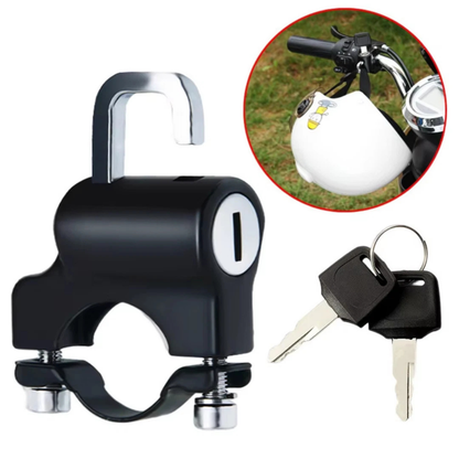 2X Universal Helmet Lock Anti-Theft Padlock Security Bicycle Motorcycle
