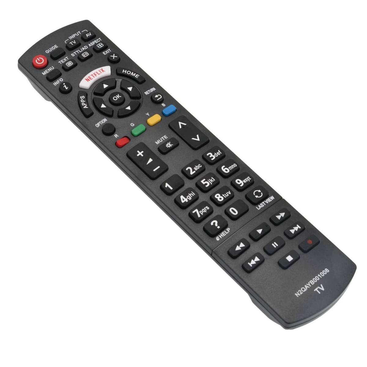 Panasonic DVD Remote Control Replacement N2QAYB000479 Device Controller