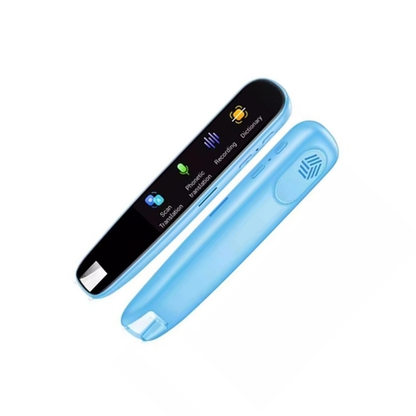 Pen Text Reading Smart Scan Translation 112+ Voice Language Translator Device Blue