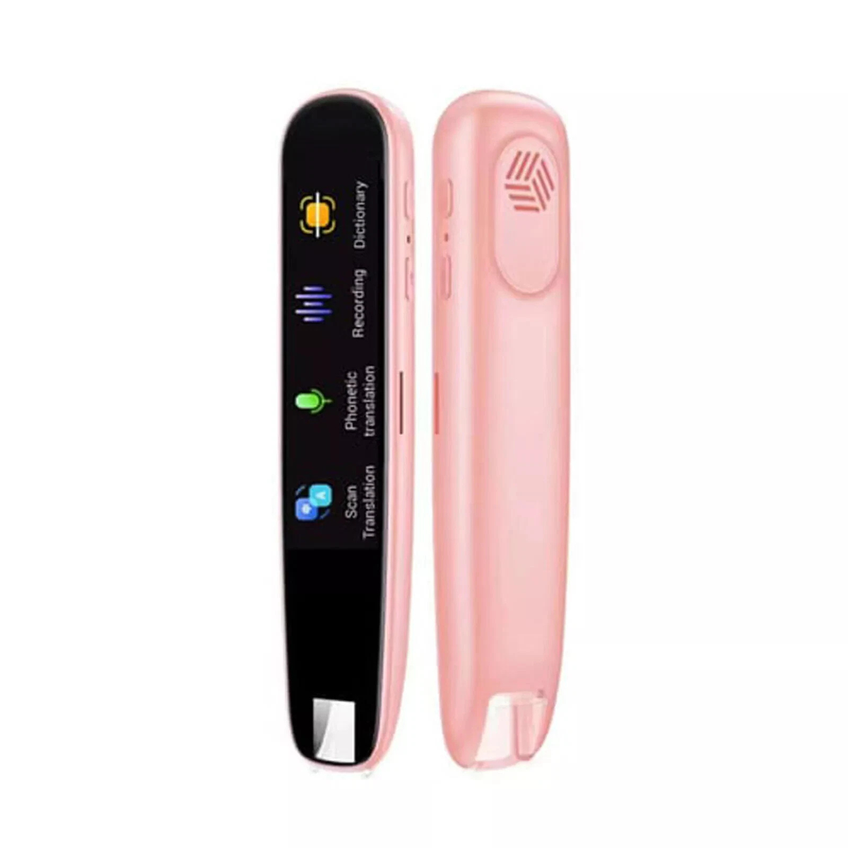 Pen Text Reading Smart Scan Translation 112+ Voice Language Translator Device Pink