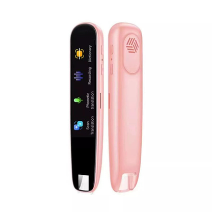 Pen Text Reading Smart Scan Translation 112+ Voice Language Translator Device Pink