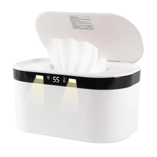 Wipe Baby Warmer Dispenser Temperature Display Heated Storage Box