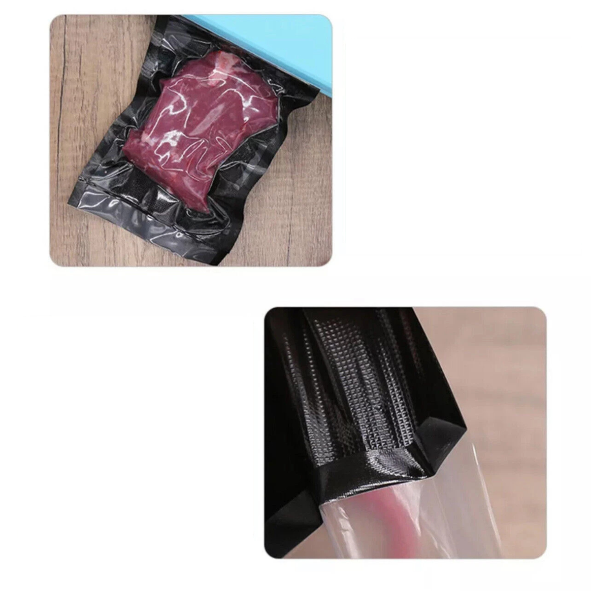 Food Vacuum Seal Bag Rolls Black 28x5m Storage Packaging 1 Roll
