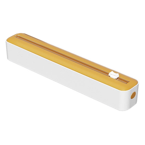 Wrap Plastic Cutter Box Wall Mounted Cling Food Dispenser Yellow