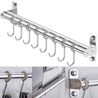 Kitchen Utensil Storage Rack Stainless Steel Counter Organizer