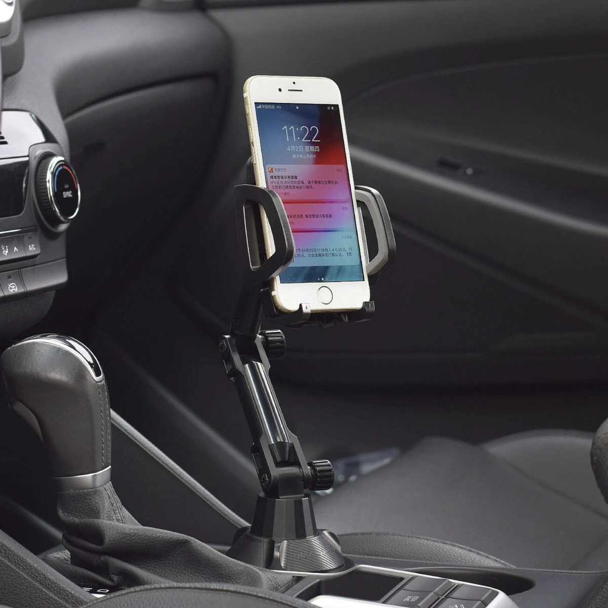 Universal Car Cup Holder Phone Mount Adjustable Stand Holder