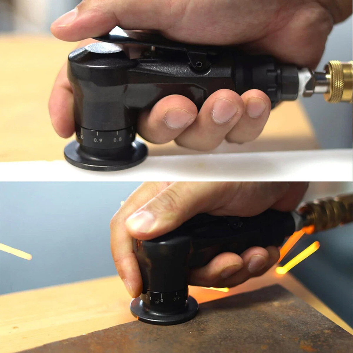 Mini Pneumatic Chamfer Tool Air Edge Finishing Metal Cutting Device