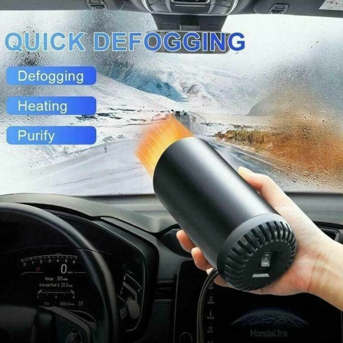Portable Electric Car Heater 12V 150W DC Heating Fan Defogger System