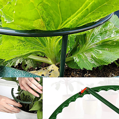 8x Garden Plant Support Stakes Climbing Frame Stand Set 15x14.5cm