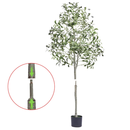 Artificial Green Plants Indoor Home Garden Office Plastic Decor Plant