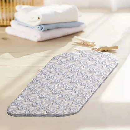 Peacock Pattern Hanging Ironing Board Foldable Storage Friendly Design