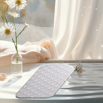 Peacock Pattern Hanging Ironing Board Foldable Storage Friendly Design