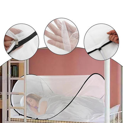 Single Person Portable Mosquito Net Foldable Pop Up Sleeping Tent