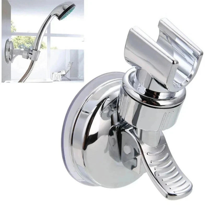 1x Suction Shower Head Holder Adjustable Wall Mounted Handset Bracket