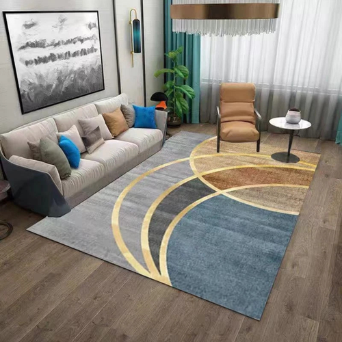 Large Soft Bedroom Living Room Carpet Anti-Slip Floor Mat Rug Modern Geometry 13