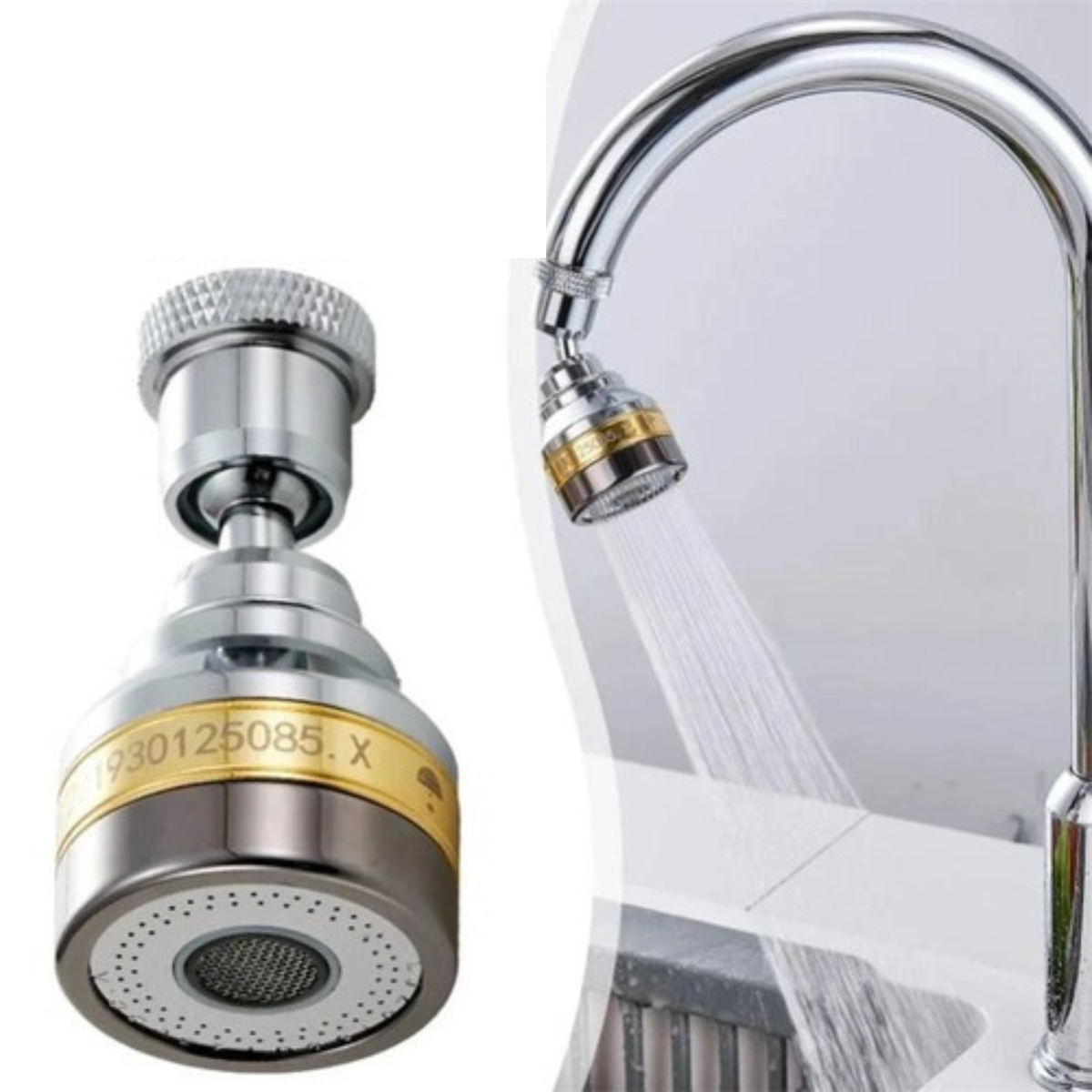 Water Saving Faucet Aerator Spray Head Sink Tap Extender Large Size