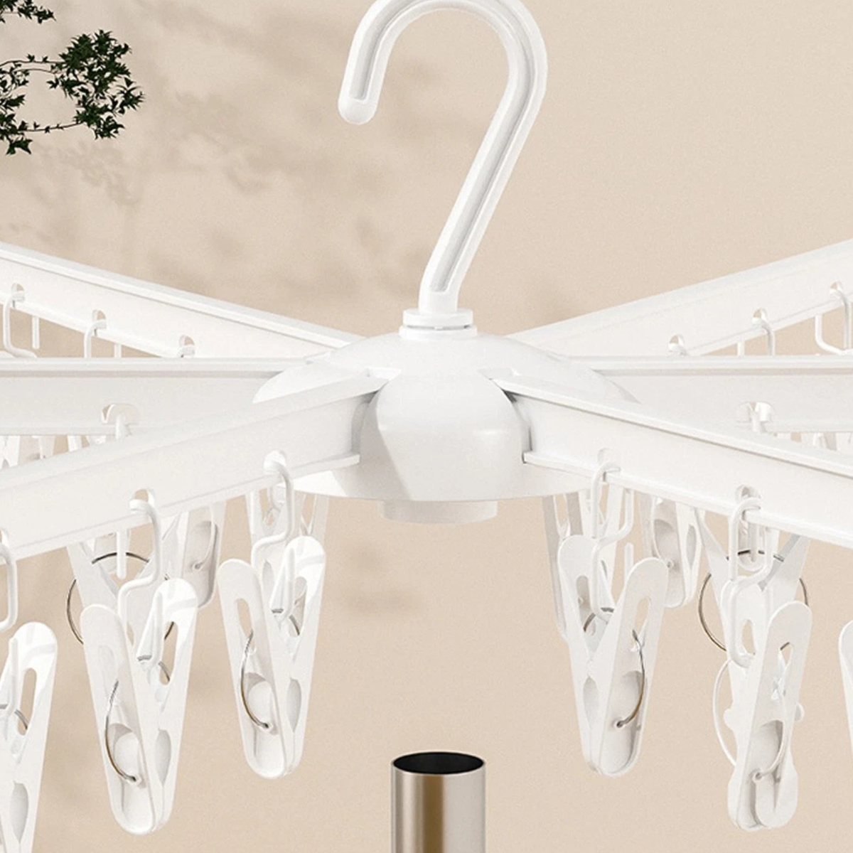 Multi Layer Folding Clothes Drying Rack Indoor Floor Laundry Airer