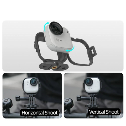 Lightweight Horizontal Vertical Mount Bracket for Insta360 GO Camera