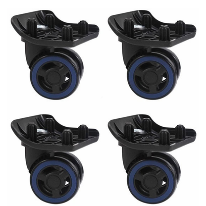 4X Luggage Wheel Replacement 360 Degree Silent Travel Trolley Wheels