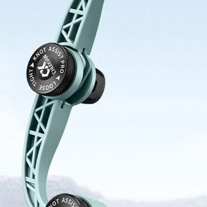Fishing Knot Assist Tool Green Dual Lock Line Connection Knotter Device