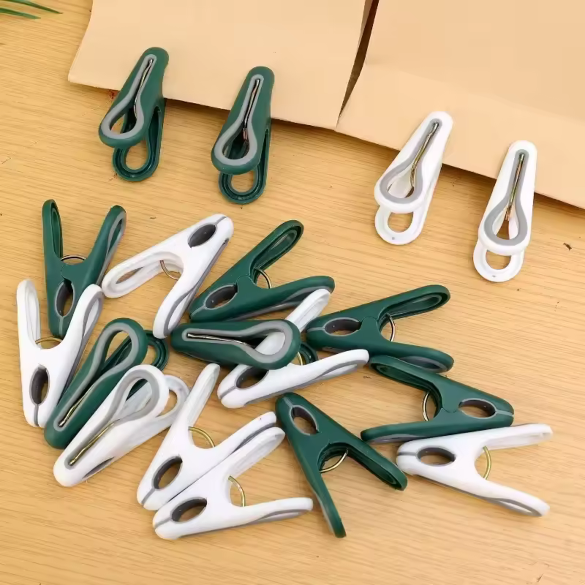 60PCS Clothes Pegs Laundry Clips Traceless Socks Hanging Clamp Set