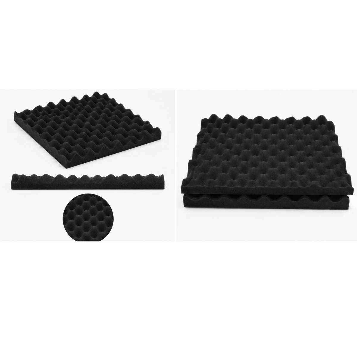 20 Pack Acoustic Foam Wall Panels Studio Soundproof Insulation Tiles