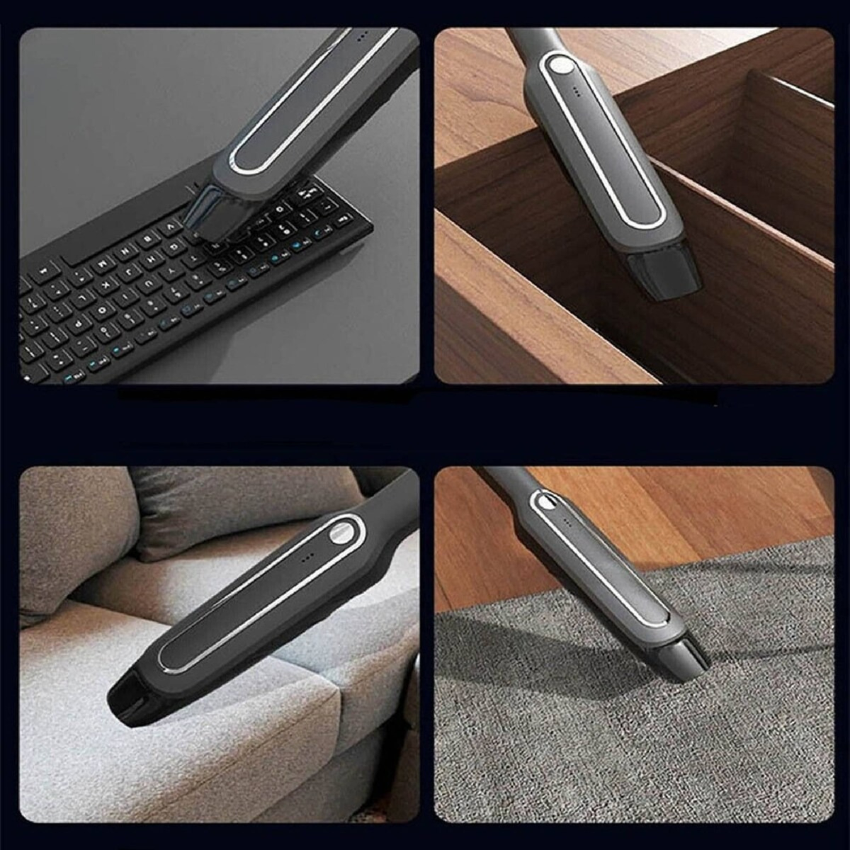 60W Wireless Car Vacuum Cleaner Cordless 7500Pa Handheld Cleaning Tool